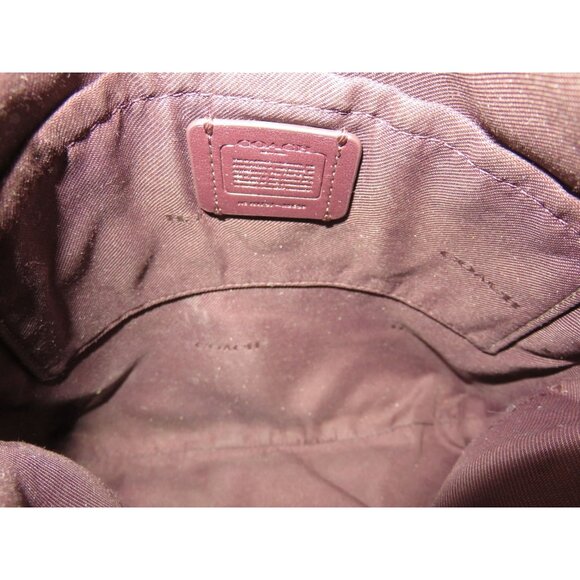 Coach 2017 Kitt Metallic Pink Crossgrain Leather Messenger Crossbody Bag - Picture 6 of 11